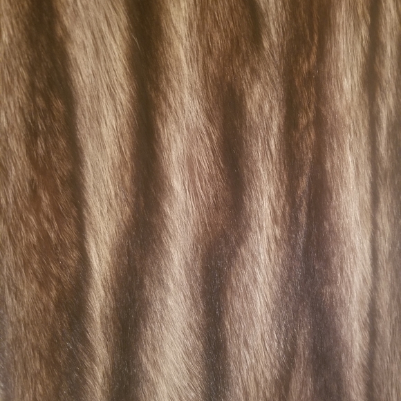 COPY - Racoon full length fur coat Size 10-12 - Picture 5 of 12